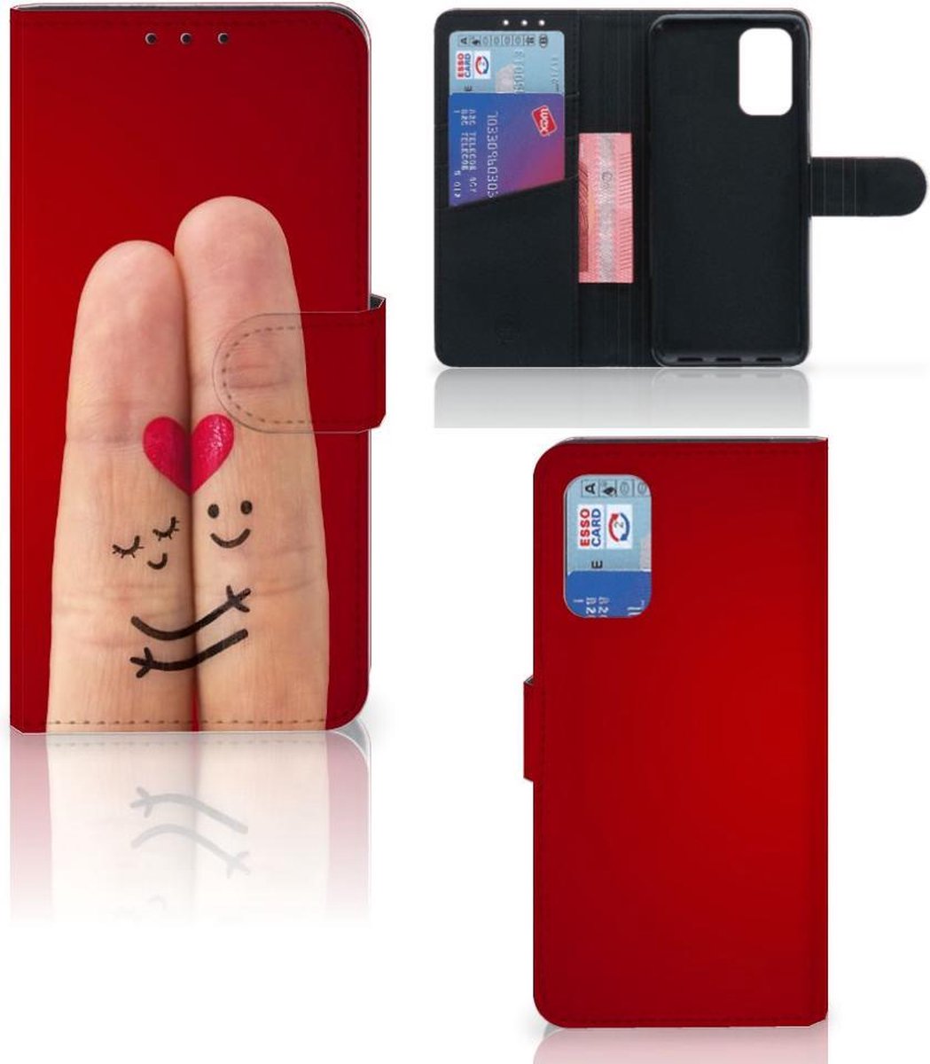 Samsung Galaxy A32 4G Wallet Case met Pasjes Liefde - Origineel Romantisch Cadeau