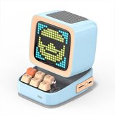 Haut-parleur Bluetooth portable Divoom ® Ditoo avec écran rétro à pixels - Jeux rétro - Radio rétro avec boîte de rangement - Blauw