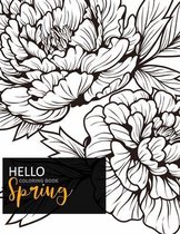 Hello Spring Coloring Book
