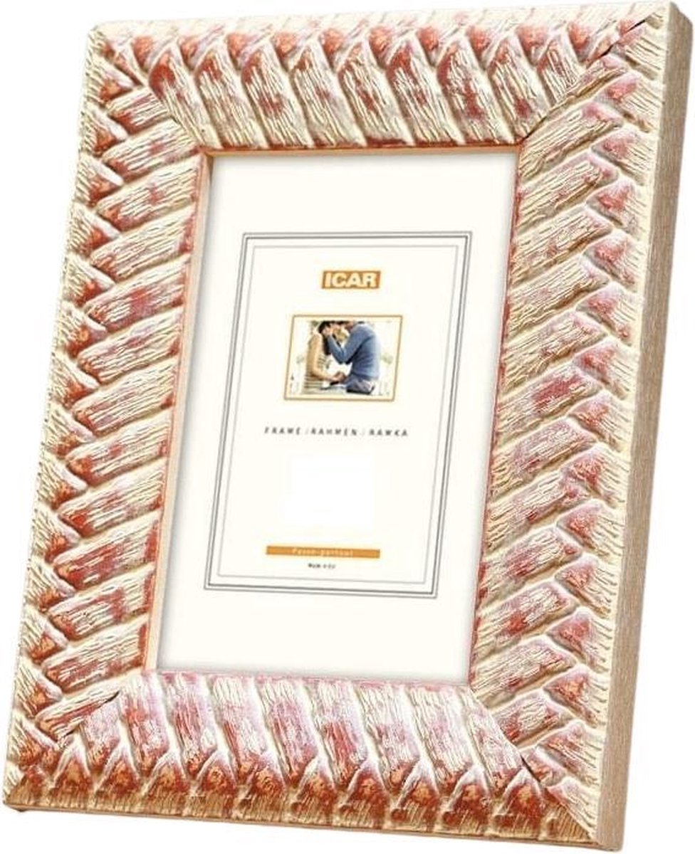 Icar Houten Fotolijst Snake Roest Bruin 10x15 cm