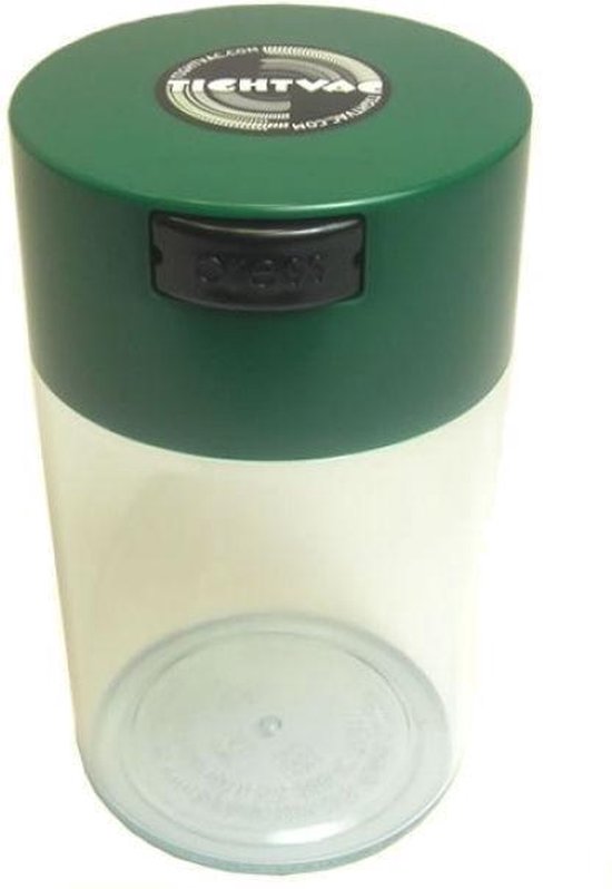 Tightvac 0,57 liter clear dark green cap