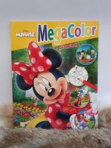 Megacolor kleurboek Disney Minnie mouse geel