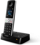 Philips DECT Telefoon D6351B - Huistelefoon 1 Handset - Plug & Play - Zwart