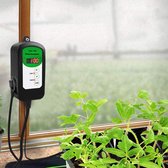 Temperatuurregelaar voor verwarmingsmat - Range van 20-42 graden - Digitale thermostaat voor terrarium en kweken van planten - Wandbevestiging