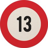 Bierviltjes 13 jaar | Bierviltjes 20 stuks | Bierviltjes verjaardag| Bierviltjes gefeliciteerd
