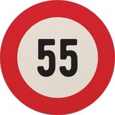 Bierviltjes 55 jaar | Bierviltjes 20 stuks | Bierviltjes verjaardag| Bierviltjes gefeliciteerd