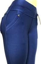 Comfortbroek/Legging - Damesbroek - Hoge taille – Cobalt - Stretch – XS/S