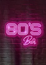 OHNO Neon Verlichting 80's - Neon Lamp - Wandlamp - Decoratie - Led - Verlichting - Lamp - Nachtlampje - Mancave Decoratie - Neon Party - Kamer decoratie aesthetic - Wandecoratie w