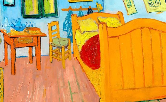 Klein Het strand Terzijde Poster De slaapkamer - Vincent van Gogh - 70x50cm | bol.com
