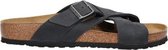 Birkenstock slipper LUGANO Camberra Black Oiled Leather regular - Maat 44