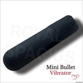 ROYAL SPACIUS® Mini Bullet Vibrator met 10 Standen [RS2104] - Oplaadbaar - Spatwaterdicht - Huid- en Gebruiksvriendelijk - Zwart