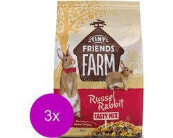 Tiny Friends Farm Russel Rabbit Tasty Mix - Konijnenvoer - 3 x 5 kg
