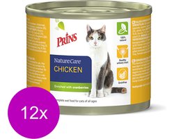 Prins Naturecare Cat 200 g - Kattenvoer - 12 x Kip