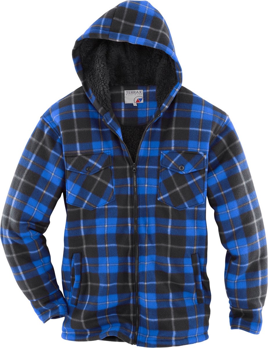 Terrax Thermohemd Zwart&Blauw - L