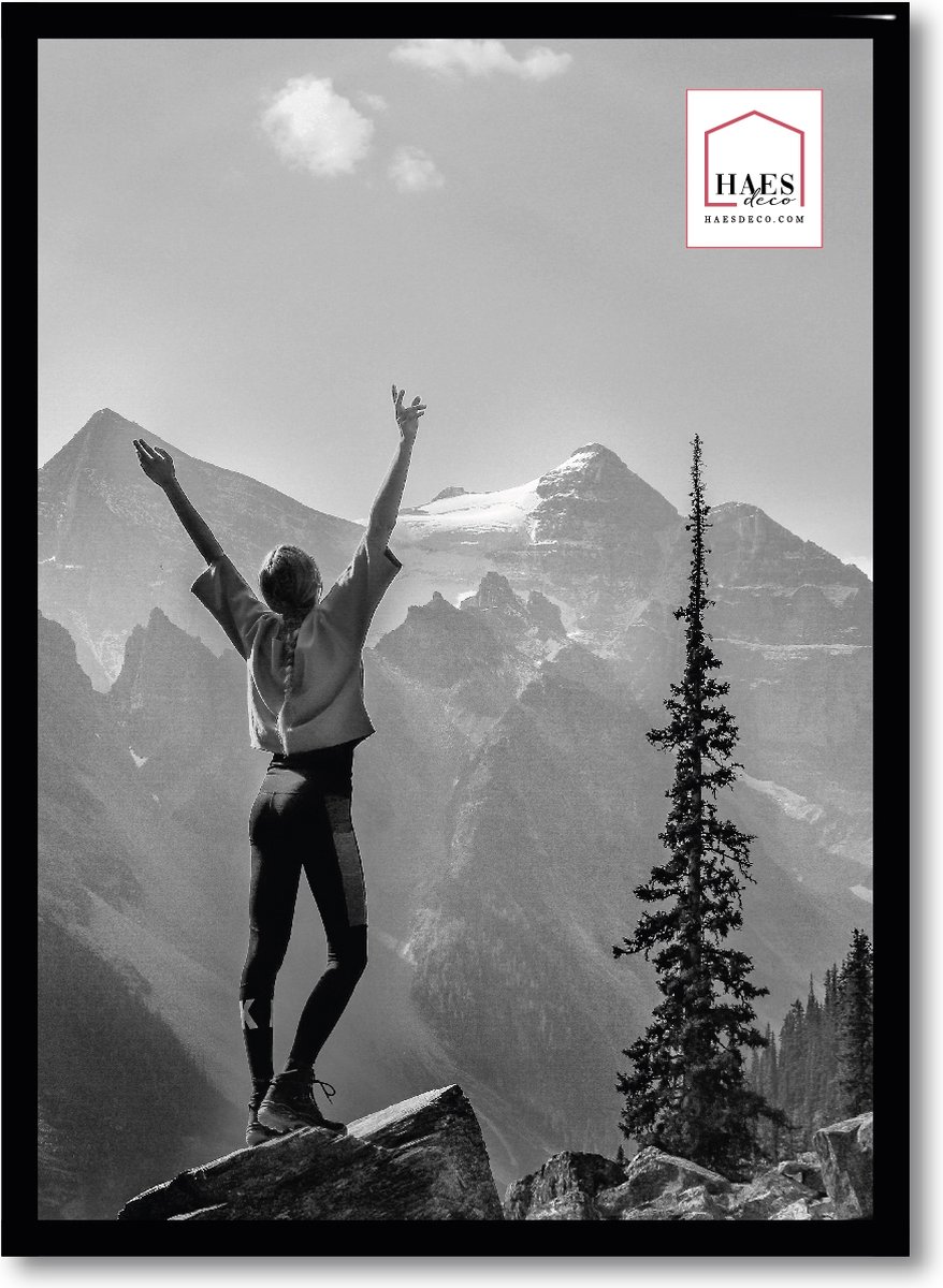 HAES deco Kunststof fotolijst A4 / 21x29,7 zwart Easy Frame - EF11B