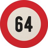 Bierviltjes 64 jaar | Bierviltjes 20 stuks | Bierviltjes verjaardag| Bierviltjes gefeliciteerd
