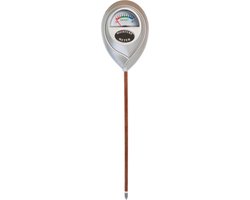 Nature - Vochtigheidsmeter - Hygrometer - Grijs - H27 x 6 x 3,5cm