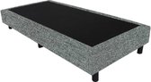 Bedworld Boxspring 80x190 - Tweedlook - Licht grijs (M92)