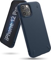 Ringke Onyx Durable TPU Case Cover for iPhone 12 Pro / iPhone 12 - Blauw