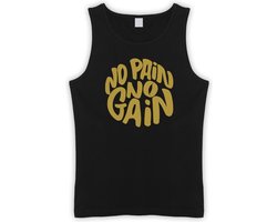 Zwarte Tanktop met 