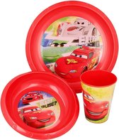 Cars kinderservies - 3 delig - Disney Cars servies - rood