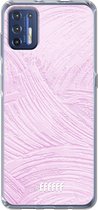 6F hoesje - geschikt voor Motorola Moto G9 Plus -  Transparant TPU Case - Pink Slink #ffffff