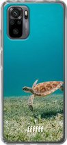 6F hoesje - geschikt voor Xiaomi Redmi Note 10 Pro -  Transparant TPU Case - Turtle #ffffff