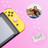 Holy grips - Nintendo switch thumb grips - switch lite - Cat paw - Roze wit mix