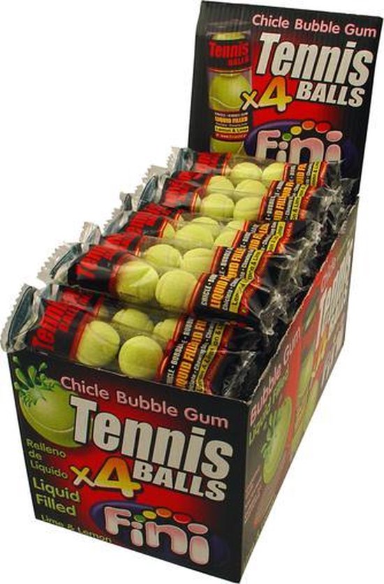Fini chewing-gum balles de tennis 50 x 4-pack | bol.com