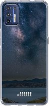 6F hoesje - geschikt voor Motorola Moto G9 Plus -  Transparant TPU Case - Landscape Milky Way #ffffff