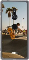 6F hoesje - geschikt voor Sony Xperia XZ2 -  Transparant TPU Case - Let's Skate #ffffff