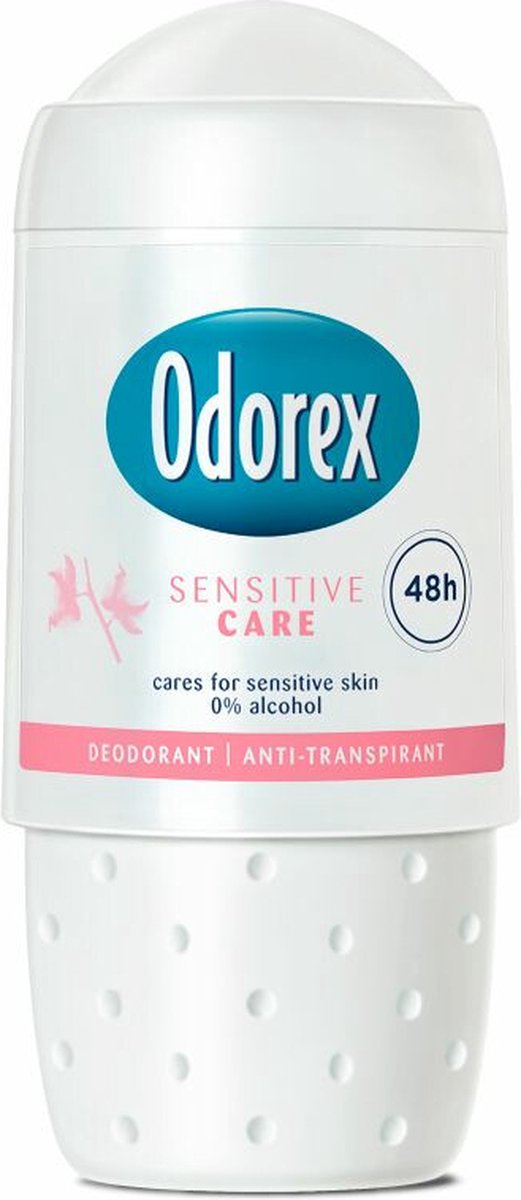 Goedkoopste Odorex Sensitive Care Anti-Transpirant Deodorant Roller - 6x 50ml - Voordeelverpakking