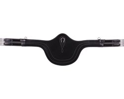 Qhp Singel buikflap luxe Black - 115 | Singels paard