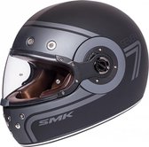 SMK Retro Seven Mat Zwart Integraalhelm - Maat M