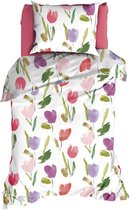 Romanette BASIC Dekbedovertrek 140x200/220 cm Tulips multi