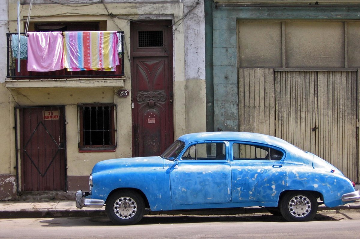 Dibond - Auto - Oldtimer  - 80 x 120 cm.