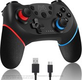 TRANSNECT® controller - Geschikt voor Nintendo Switch - Gyro Axis - Turbo Dual Vibration - Zwart