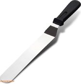 EIZOOKSHOP - Couteau à Glacer 37 cm - Couteau à Glacer - Couteau à Palette - Courbé - Zwart