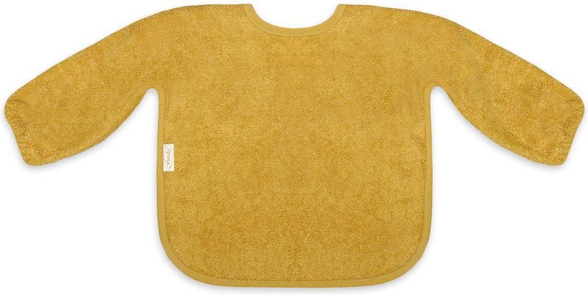Goedkoopste Mouwslab Oker geel ochre [Uni line] [Mouwslabber] [Slabbetje met mouwen]