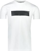 Calvin Klein T-shirt Wit Normaal - Maat L - Heren - Herfst/Winter Collectie - Katoen;Elastaan