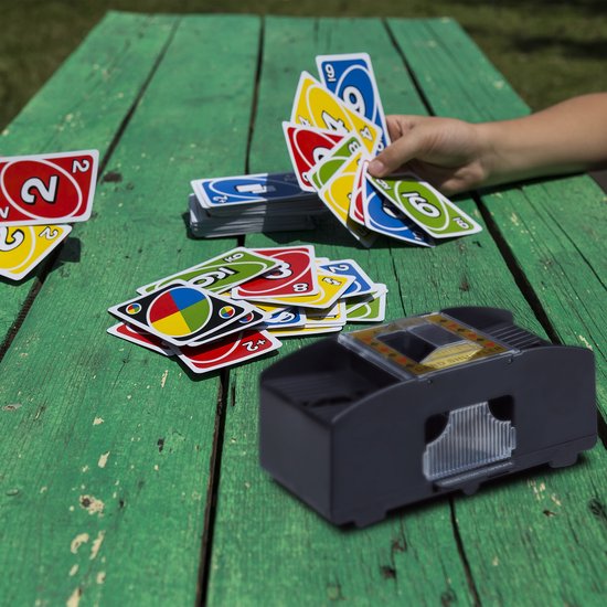 Automatische kaartschudmachine voor 2 decks, poker schudmachine