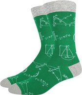Fun sokken wiskunde groen / grijs
