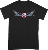 Falcon Winter Soldier Captain America Logo T-Shirt - M