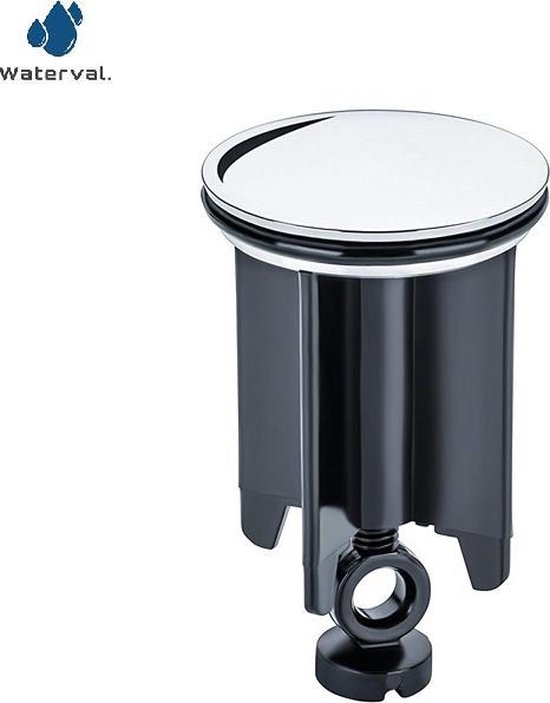 Waterval Metaalstop Waste Plug Universeel – Plugstop badkamer - afvoerplug  voor... | bol.com