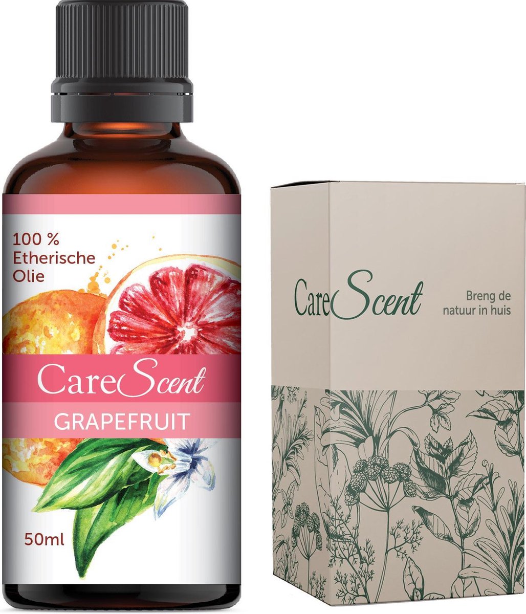 Goedkoopste CareScent Grapefruit Olie - Etherisch - Aromatherapie - Essentiële Olie - Geur Aroma Diffuser - 50 ml