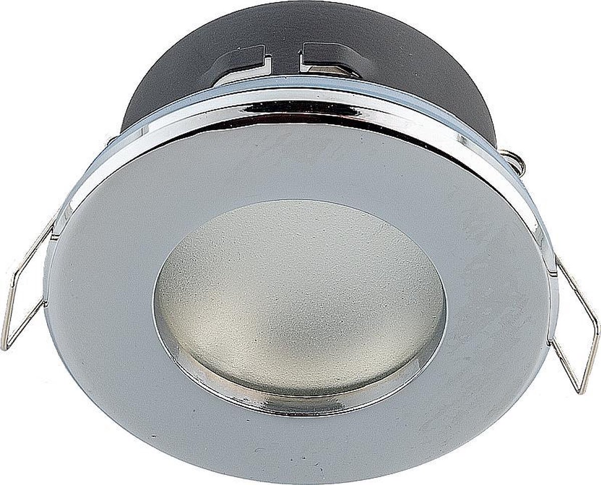 Groenovatie Inbouwspot - Rond - Waterdicht IP54 - MR16 Fitting -  Ø 82mm - Chroom