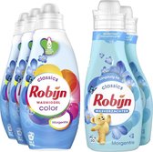 Robijn Morgenfris Wasmiddel en Wasverzachter - 57 wasbeurten - Voordeelverpakking