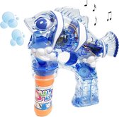 Bellenblaas pistool met licht&geluid (2 stuks ) + gratis 6st. batterijen|Fish