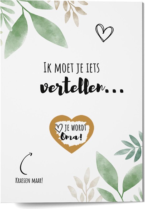 Zwangerschap aankondiging - Kraskaarten - Voor oma, opa, oom, tante en vrienden - Wij zijn zwanger Zwangerschap aankondiging - Kraskaarten - Voor oma, opa, oom, tante en vrienden - Wij zijn zwanger