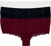 Viuma Slip - Braziliaans Kanten Slip – Bloemen Design – Sexy Brief Ondergoed – Comfortabel V262223